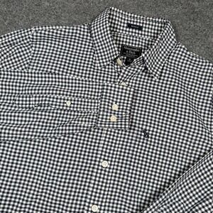 Abercrombie & Fitch Shirt Mens Medium Blue Plaid Muscle Button Down Long Sleeve